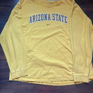 Nike “center swoosh”  Arizona State Yellow Men's Shirt